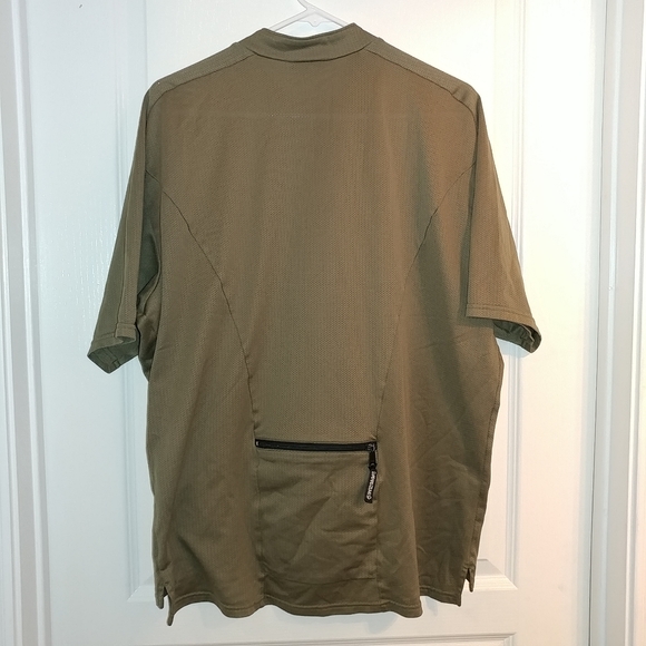 Pearl Izumi Men's XL Cycling Jersey Short Sleeve Olive Green Half Zip - Picture 7 of 9